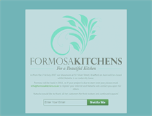 Tablet Screenshot of formosakitchens.co.uk